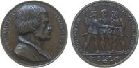 Medaille 1897 Bronze Stampfer H.U. (1505-1585) - gestiftet von der Schweizer Numismatischen Gesellschaft, Büste nach rechts / Schwurszene, v. AU