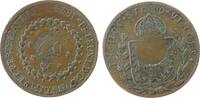 40 Reis 1823-35 Brasilien Ku Gegenstempel 40, auf 80 Reis 1824R ss