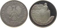 Polen 100 Zlotych Ag Schloss Krakau Krakow Wawel, Parchimowicz 279, Patina -