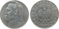 Polen 5 Zlotych Ag Pilsudski -