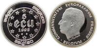 Belgien 5 Ecu 1993 Ag EG-Präsidentschaft, 25.000 Ex., lose pp