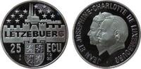 Luxemburg 25 Ecu Ag Jean und Josephine von Luxembourg -
