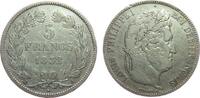 Frankreich 5 Francs Ag Louis Philippe I, A (Paris) -