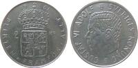 Schweden 2 Kronen 1961 Ag Gustav VI unc