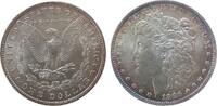 USA Dollar 1889 Ag Morgan, Patina fast stgl