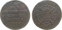 Frankreich 20 Sols Ku Lille, Belagerung, Bou.2315, übliche Prägeschwäche -