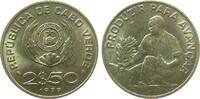 Kapverdische Inseln 2 1/2 Escudos NiBr FAO, Schön 18 -