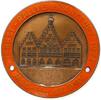 einseitige Plakette 1971 Automobile Bronze teilemailliert Frankfurt - Herbst Rallye Frankfurt 1971 - MSC - Ffm eV DMV, 68 MM, Glasur mit Fleck vz