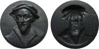 Reformation / Religion Medaille 1983 o.J. Eisenguß Melanchthon Philipp (1497-1560), Hochrelief, Brustbild halblinks, einseitig, nach Leonhard Pos...