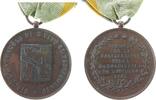 Italien tragbare Medaille 1901 Bronze San Vito al Tagliamento - auf den Zuckerrübenanbauwettbewerb, Wappen / Mehrzeiler, ca. 39 MM, mit Band vz