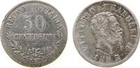 Italien 50 Centesimi Ag Emanuel II, N (Neapel), Valore -
