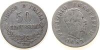 Italien 50 Centesimi Ag Emanuel II, T (Turin), Valore -