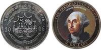 Liberia 10 Dollar -- Georg Washington, Farbmünze -