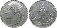 Medaille 1888 Zinn Lugano - auf das Schützenfest, Tessin / Ticino, Büste der Libertas nach links - daneben Armbrust / Helvetia vor aufgehender VF+