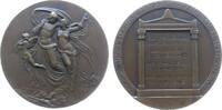 Medicina in nummis Medaille Bronze Stuttgart - auf die Einweihung des Krematoriums, Medicina in nummis, zwei emporsteigende (weibliche und männliche) Seel -