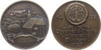 Städte Medaille Bronze Tübingen - 450 Jahre Eberhard-Karls-Universität, Stadtansicht / Wappen mit Mehrzeiler, v. Mayer und Wilhelm (Stuttgart), -