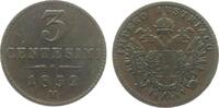 Lombardei Venedig 3 Centesimi Ku RDR, Franz Joseph I, M (Mailand) -