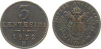 Lombardei Venedig 3 Centesimi Ku RDR, Franz Joseph I, M (Mailand) -