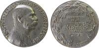 Medaille 1908 Franz Josef I (1848-1916) Eisen versilbert Franz Joseph I. (1848-1916) - auf die Jubiläumsausstellung in Prag, und das 60jährigen R...