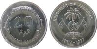 Malediven 20 Rufiyaa Ag FAO - Thunfisch & Bonito, zaponiert -