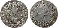 12 Kreuzer (Dreibatzner) 1615 o.J. Ag Strasbourg Stadt (Alsace / Elsass), ca. 4,1 Gramm, Schrötlingsfehler ss
