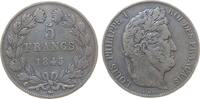 Frankreich 5 Francs Ag Louis Philippe I, W (Lille) -