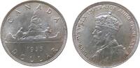 1 Dollar 1935 Kanada Ag Georg V, Silberjubiläum vz-stgl