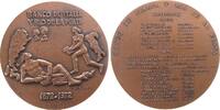 Italien Medaille Bronze Banco de Italia y Río de la Plata - auf 100 Jahre Zusammenarbeit, der Bank von Italien und der Bank von Rio de la Plata, -