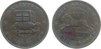 USA Hard times Token Kupfer Executive Financiering, Schildkröte trägt Staatsschatz nach rechts / Esel gallopiert nach links, ca. 28,6 MM, glatter Ran -