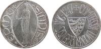Medaille zu 5 Francs o.J. (1963) Luxemburg Silber Luxemburg, auf die 1000 Jahrfeier der Stadt Luxemburg, stehende Prinzessin Ermesinde / Wappen m...