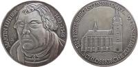Reformation / Religion Medaille o.J. (1983) Silber Luther Martin (1483-1546) - Lutherjahr 1983, Brustbild halblinks / Schlosskirche zu Wittenberg...