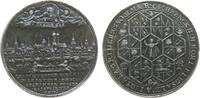 München Medaille Silberguß München -zu Ehren der damals amtierenden sechs Bürgermeister, zwei Engel und Gottvater mit Spruchband Pax Vobis über -