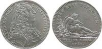 Jetons Jeton 1738 Silber Louis XV. (1715-1774) - Tresor Royal, Büste nach rechts / Flußgott mit Quellurne, v. Duvivier, ca. 28,5 MM, ca. 7,6 Gram...