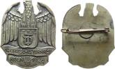 Sport Abzeichen 1928 Bronze versilbert Köln - auf das 14. Deutsches Turnfest, Adler - Kölner Dom und Mehrzeiler, einseitig, unsigniert, ca. 45 x ...