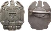 Köln Abzeichen Bronze versilbert Köln - auf das 14. Deutsches Turnfest, Adler - Kölner Dom und Mehrzeiler, einseitig, v. Poellath, ca. 45 x 35, -