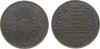 Medaille 1849 Napoleon Bronze Louis Napoleon Bonaparte - auf das Bündnis für die Freiheit Roms und Venedigs, Mittig ROM / VENEDIG, und als Sonnen...