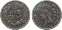 USA 1 Cent KN Indian Head, etwas Grünspan -