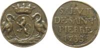 Frankreich Jeton 1733 Bronzegu&szlig; Louis XV (1715-74) - SALVT DE SAINT PIER... 65,00 EUR  Excl. 50,00 EUR Verzending