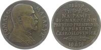 Tschechoslowakei Medaille 1935 Bronze Masaryk Thomas Garrigue (1850-1937... 45,00 EUR  Excl. 50,00 EUR Verzending