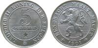 Belgien 5 Centimes 1901 KN Leopold II, der Belgen stgl- 60,00 EUR  Excl. 50,00 EUR Verzending