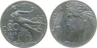 Italien 20 Centesimi 1910 Ni Victor Emanuel III, kleiner Einhieb vz-unc 45,00 EUR  Excl. 50,00 EUR Verzending