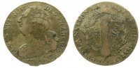 Frankreich 2 Sols Br Louis XVI, Mzz: W , L AN 4 -