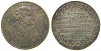 Reformation / Religion Jeton Messing versilbert Nürnberg, auf das Reformationsjubiläum, Brustbild Luther nach rechts / Schrift im Kranz, v. Stettner, 33,7 MM -