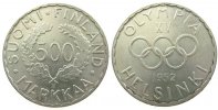 Finnland 500 Markka Ag Olympiade -
