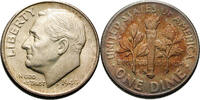 USA 10¢ Roosevelt 10¢, 1949-S, 10¢, MS64 -