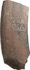 Etruscan Etruscan Inscribed Brazier Fragment -
