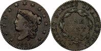 USA 1¢ Coronet Head Large Cent, 1825, 1¢, VF35 -