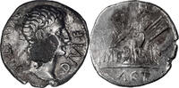 Ancient Roman Denarius Augustus fouree. Denarius -