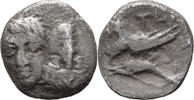 Ancient Greek AR 1/2 Obol Danubian District, Istrus. AR 1/2 Obol -