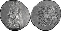 Ancient Greek Drachm Parthia, Mithradates II. Drachm -